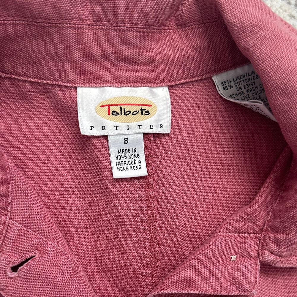Talbots Mauve Utility Jacket - Picture 2 of 2